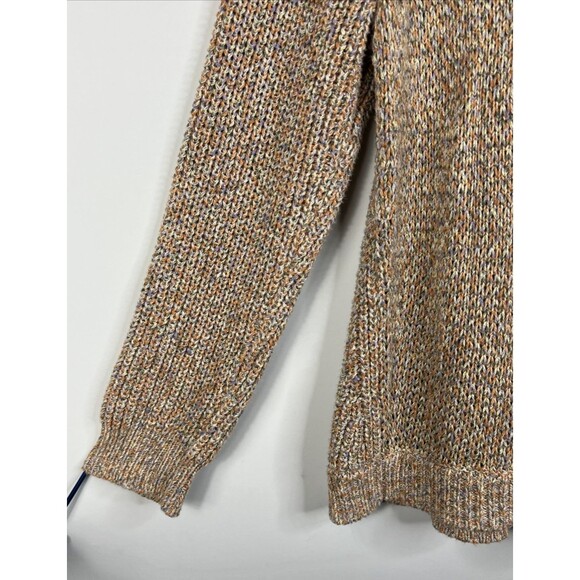 Madewell Women's Sweater Long Sleeve Round Neck Multicolor 100% Cotton Size L - Picture 4 of 6